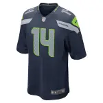 Men's Seattle Seahawks DK Metcalf College Navy Game Team Jersey