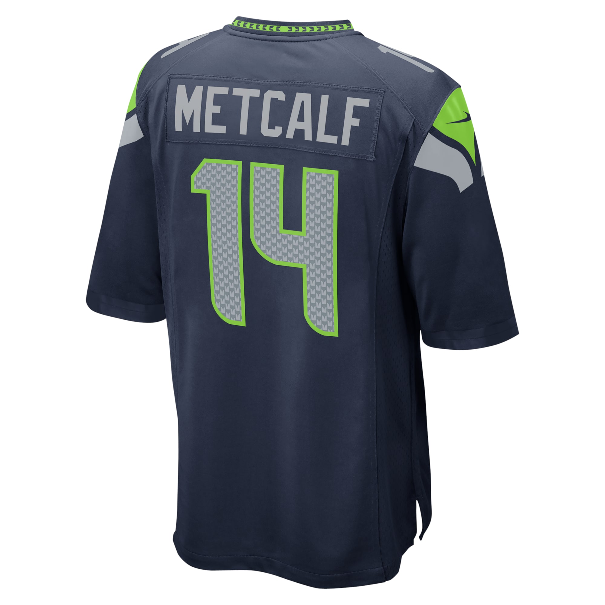 Men's Seattle Seahawks DK Metcalf College Navy Game Team Jersey