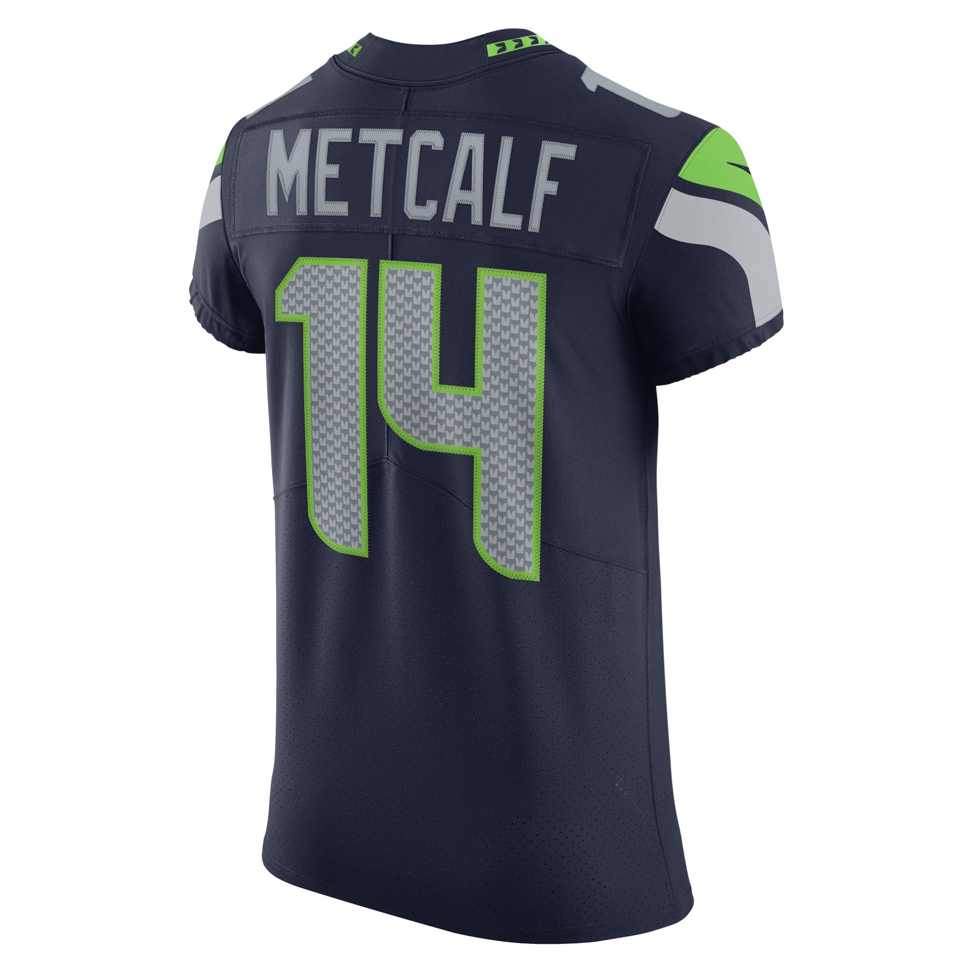 Men's Seattle Seahawks DK Metcalf College Navy Vapor Elite Player Jersey