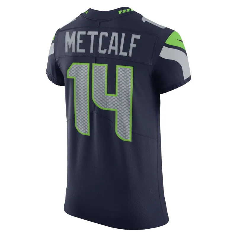 Men's Seattle Seahawks DK Metcalf College Navy Vapor Elite Player Jersey