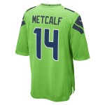 Men's Seattle Seahawks DK Metcalf Neon Green Game Jersey