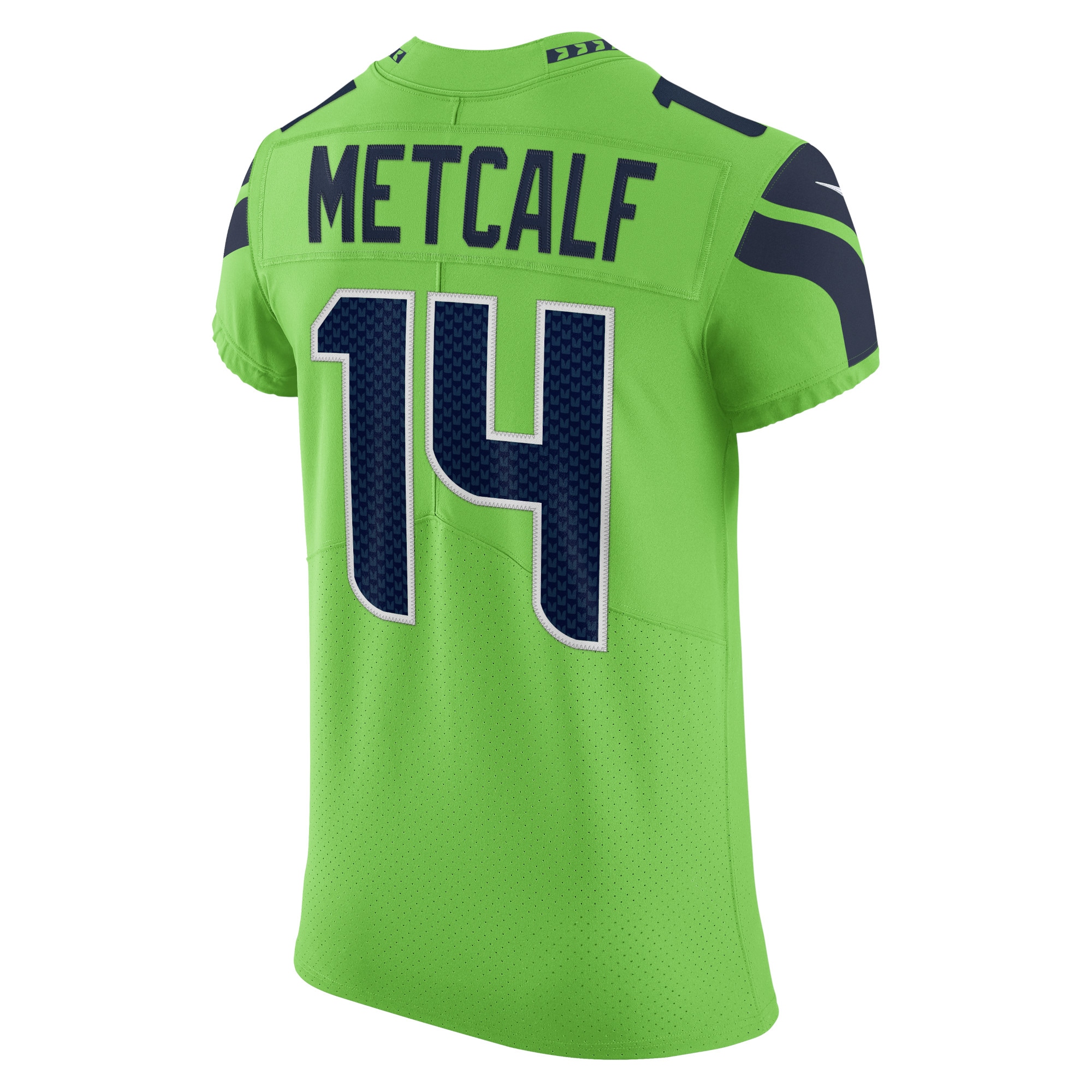 Men's Seattle Seahawks DK Metcalf Neon Green Alternate Vapor Elite Player Jersey