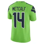 Men's Seattle Seahawks DK Metcalf Neon Green Vapor Limited Player Jersey