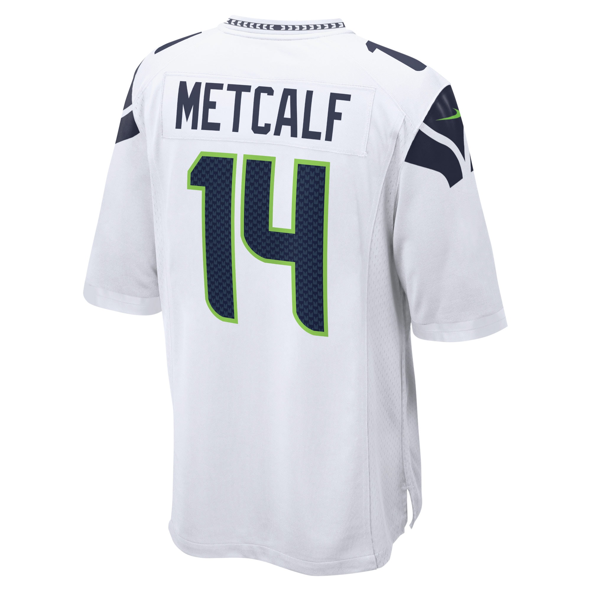 Men's Seattle Seahawks DK Metcalf White Game Jersey