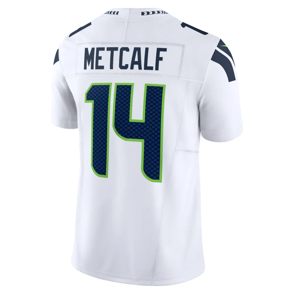 Men's Seattle Seahawks DK Metcalf White Vapor F.U.S.E. Limited Jersey