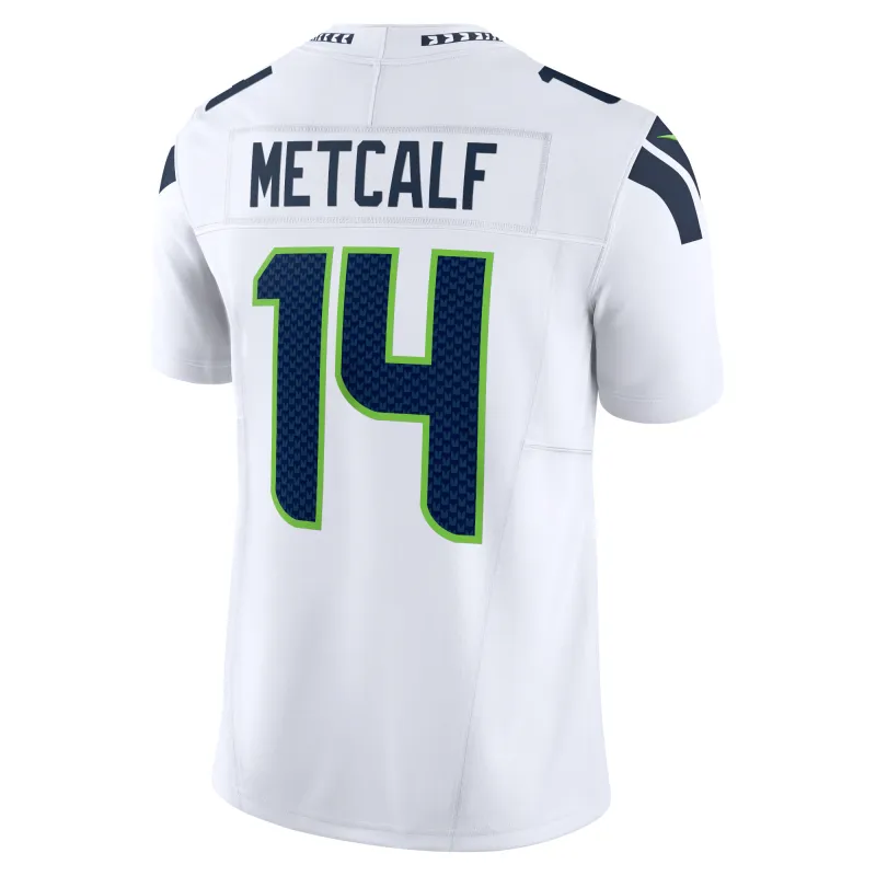 Men's Seattle Seahawks DK Metcalf White Vapor F.U.S.E. Limited Jersey