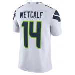 Men's Seattle Seahawks DK Metcalf White Vapor Limited Jersey
