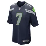 Men's Seattle Seahawks Geno Smith College Navy Game Jersey
