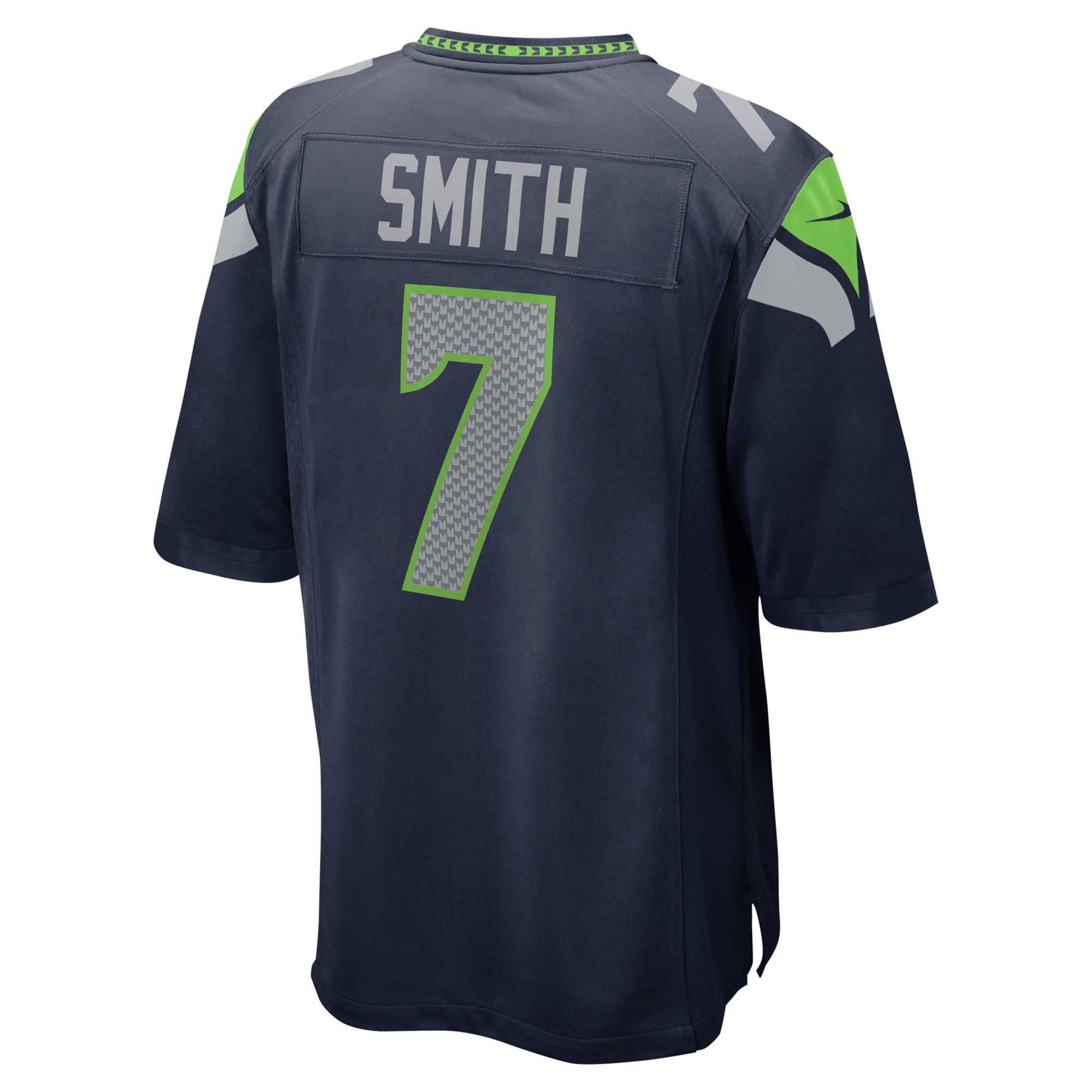 Men's Seattle Seahawks Geno Smith College Navy Game Jersey