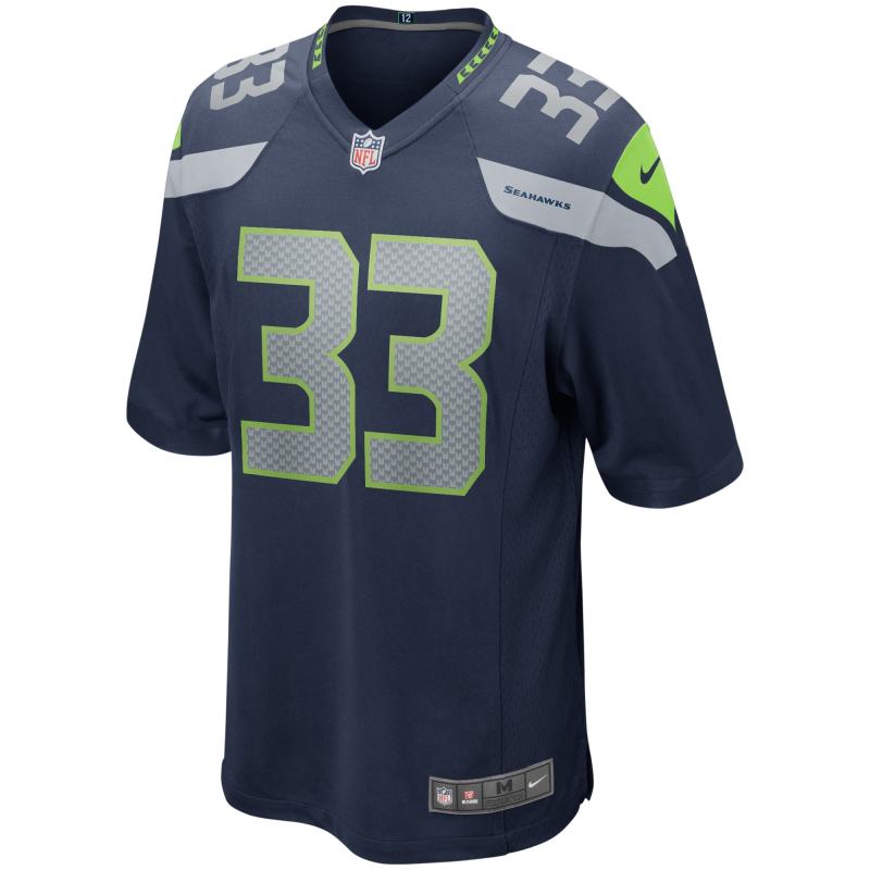 Men's Seattle Seahawks Jamal Adams College Navy Game Player Jersey
