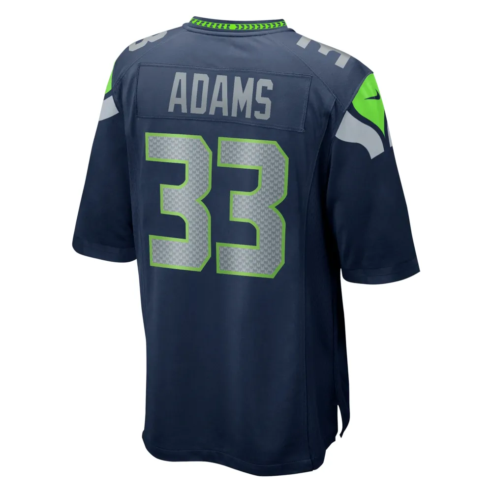 Men's Seattle Seahawks Jamal Adams College Navy Game Team Jersey