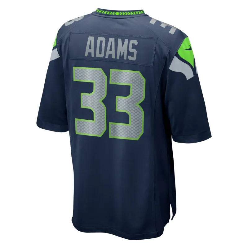 Men's Seattle Seahawks Jamal Adams College Navy Game Team Jersey