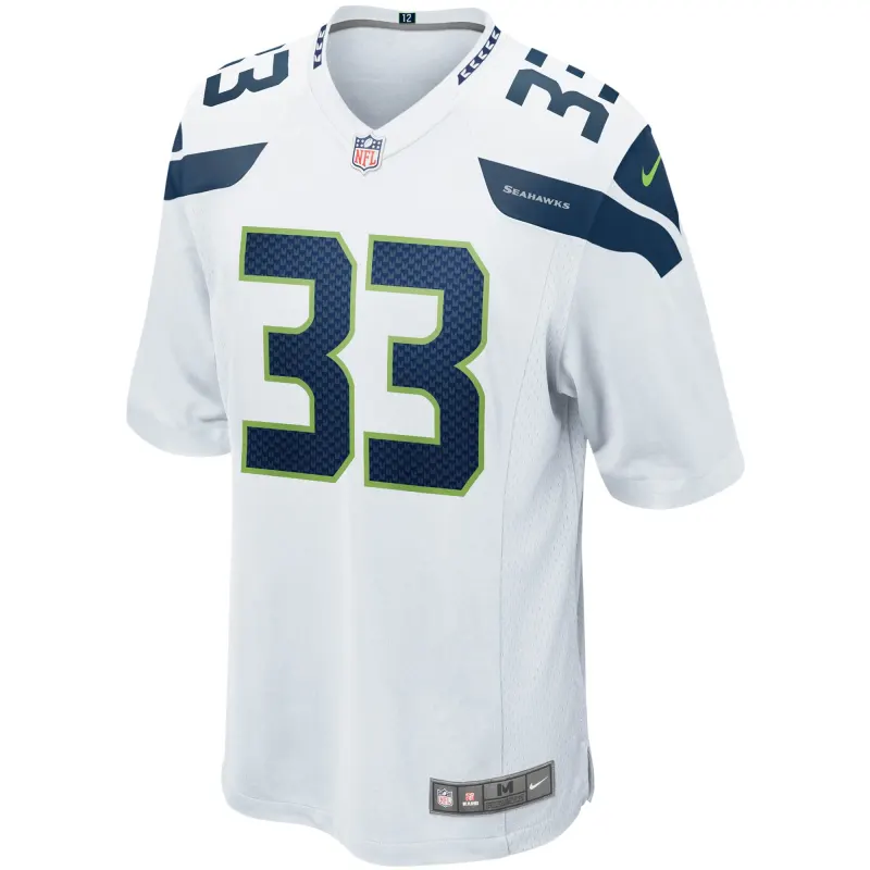 Men's Seattle Seahawks Jamal Adams White Game Jersey