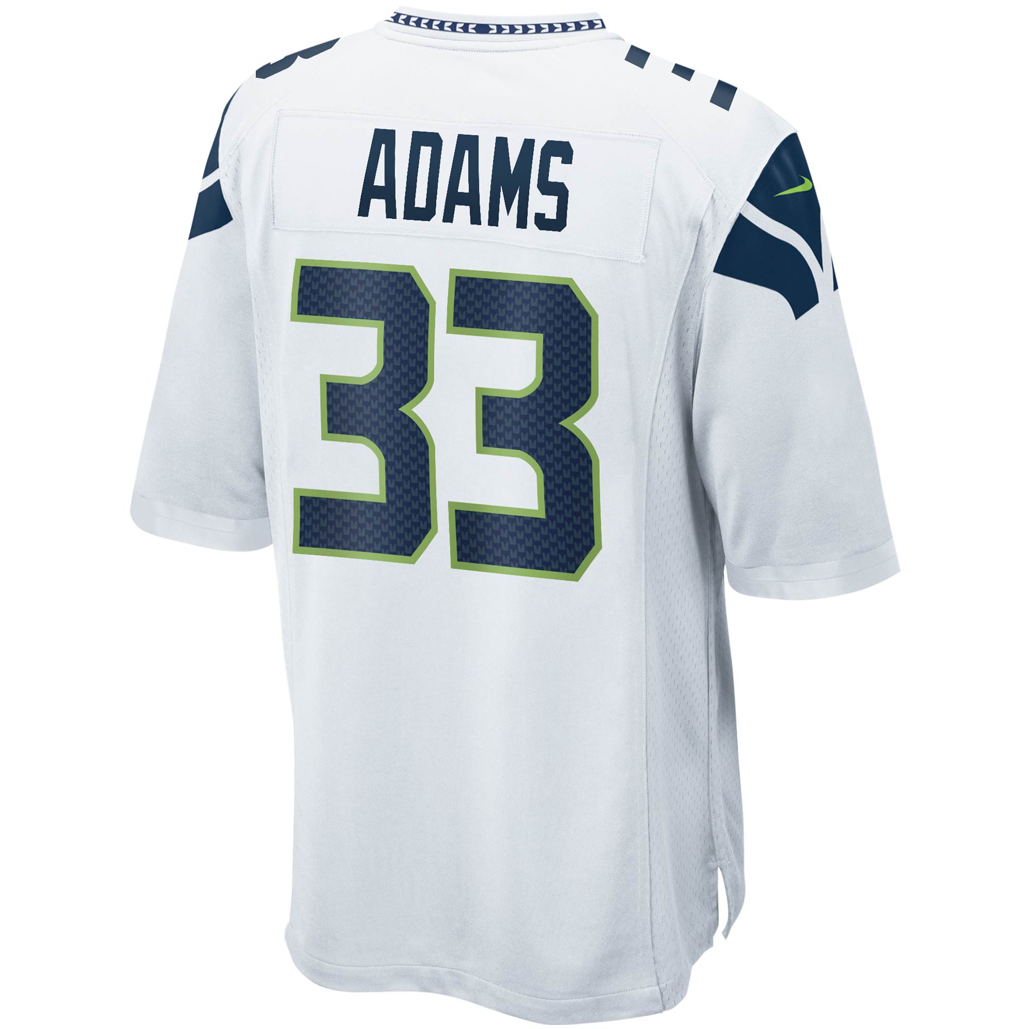 Men's Seattle Seahawks Jamal Adams White Game Jersey