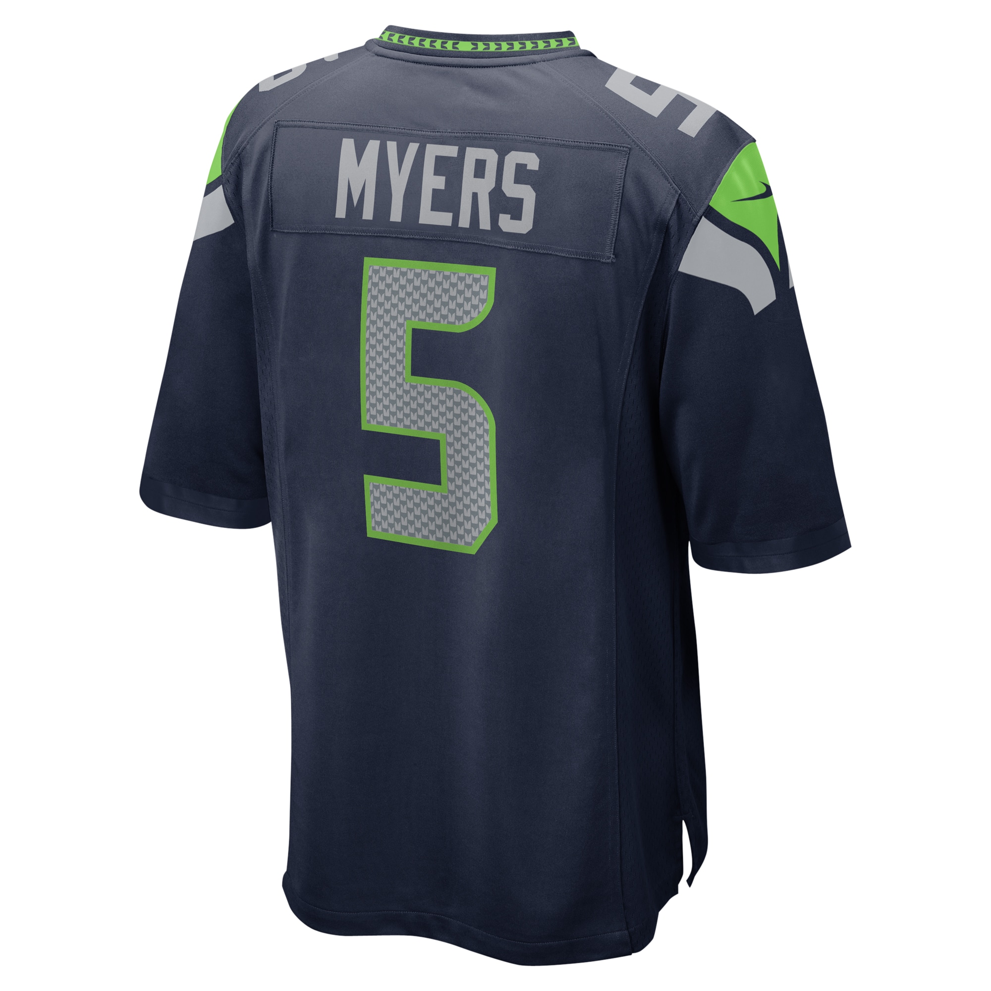 Men's Seattle Seahawks Jason Myers College Navy Game Jersey