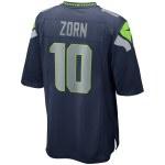 Men's Seattle Seahawks Jim Zorn College Navy Game Retired Player Jersey