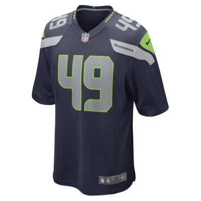 Men's Seattle Seahawks Joshua Onujiogu College Navy Game Player Jersey 02