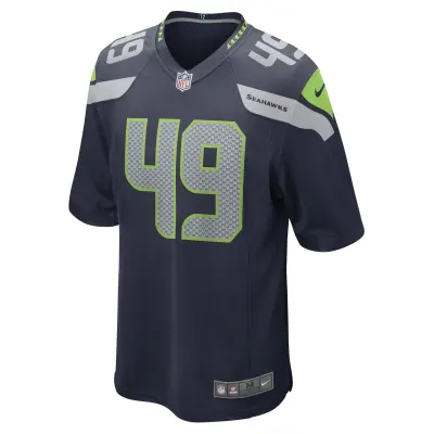 Men's Seattle Seahawks Joshua Onujiogu College Navy Game Player Jersey 02