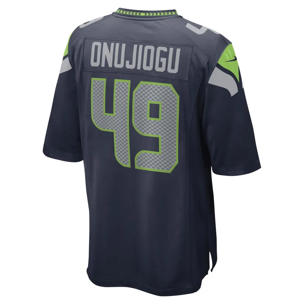 Men's Seattle Seahawks Joshua Onujiogu College Navy Game Player Jersey