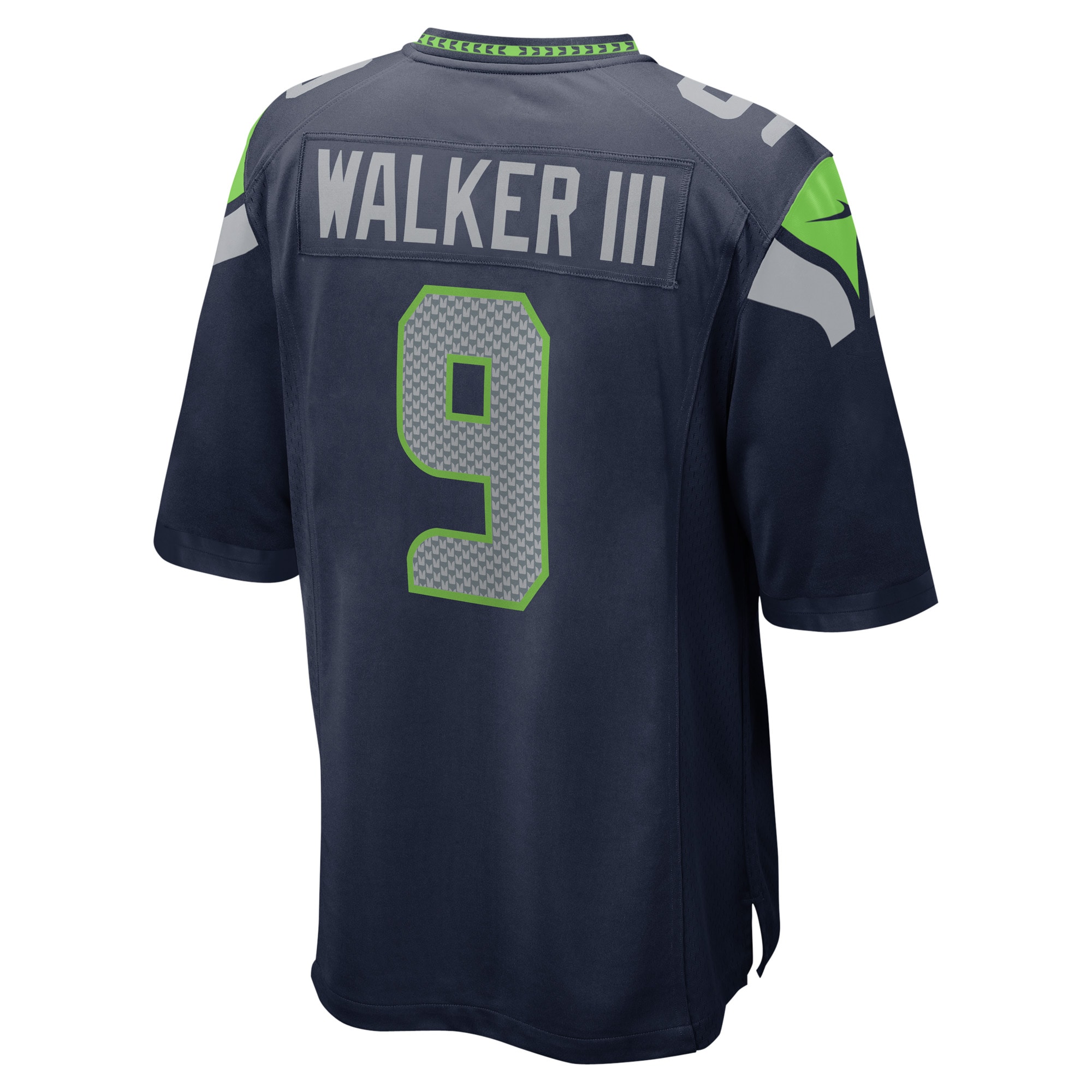 Men's Seattle Seahawks Kenneth Walker III Navy Player Game Jersey