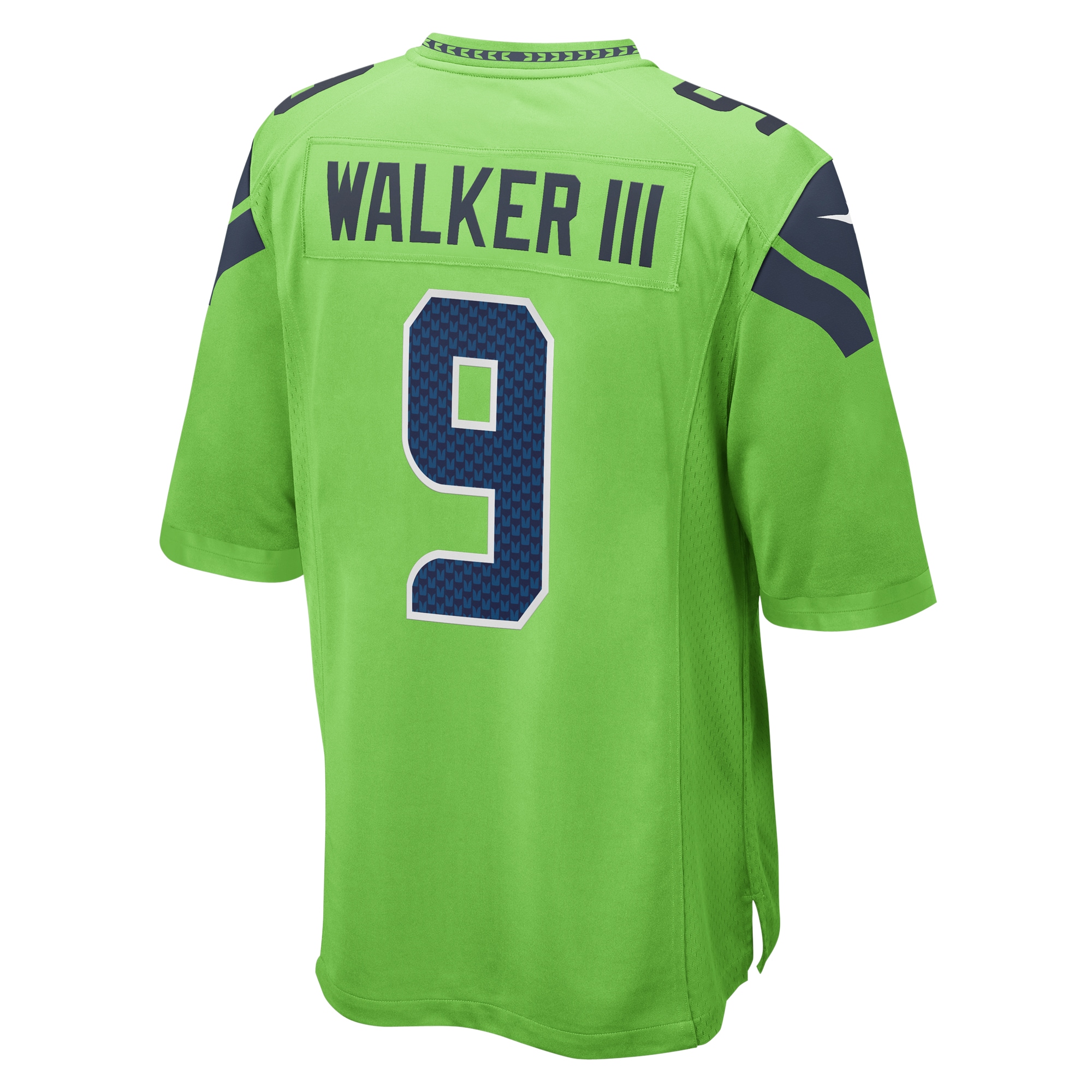 Men's Seattle Seahawks Kenneth Walker III Neon Green Game Jersey