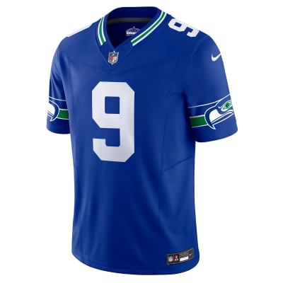 Men's Seattle Seahawks Kenneth Walker III Royal Vapor F.U.S.E. Limited Jersey 02