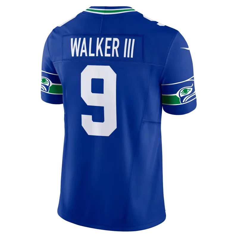 Men's Seattle Seahawks Kenneth Walker III Royal Vapor F.U.S.E. Limited Jersey
