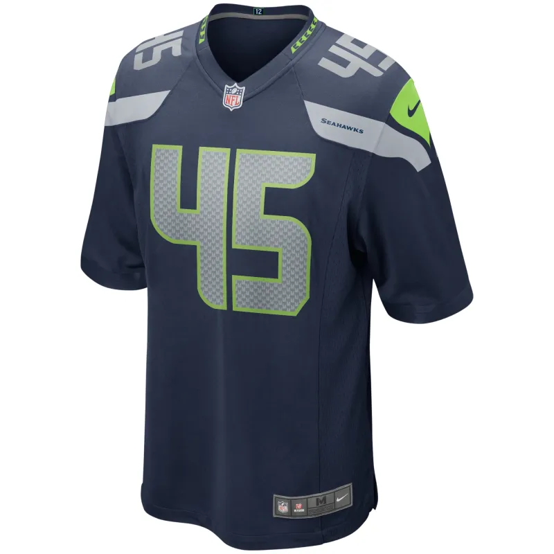 Men's Seattle Seahawks Kenny Easley College Navy Game Retired Player Jersey