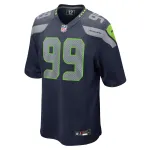 Men's Seattle Seahawks Leonard Williams College Navy Game Jersey