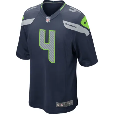 Men's Seattle Seahawks Michael Dickson College Navy Game Jersey 02