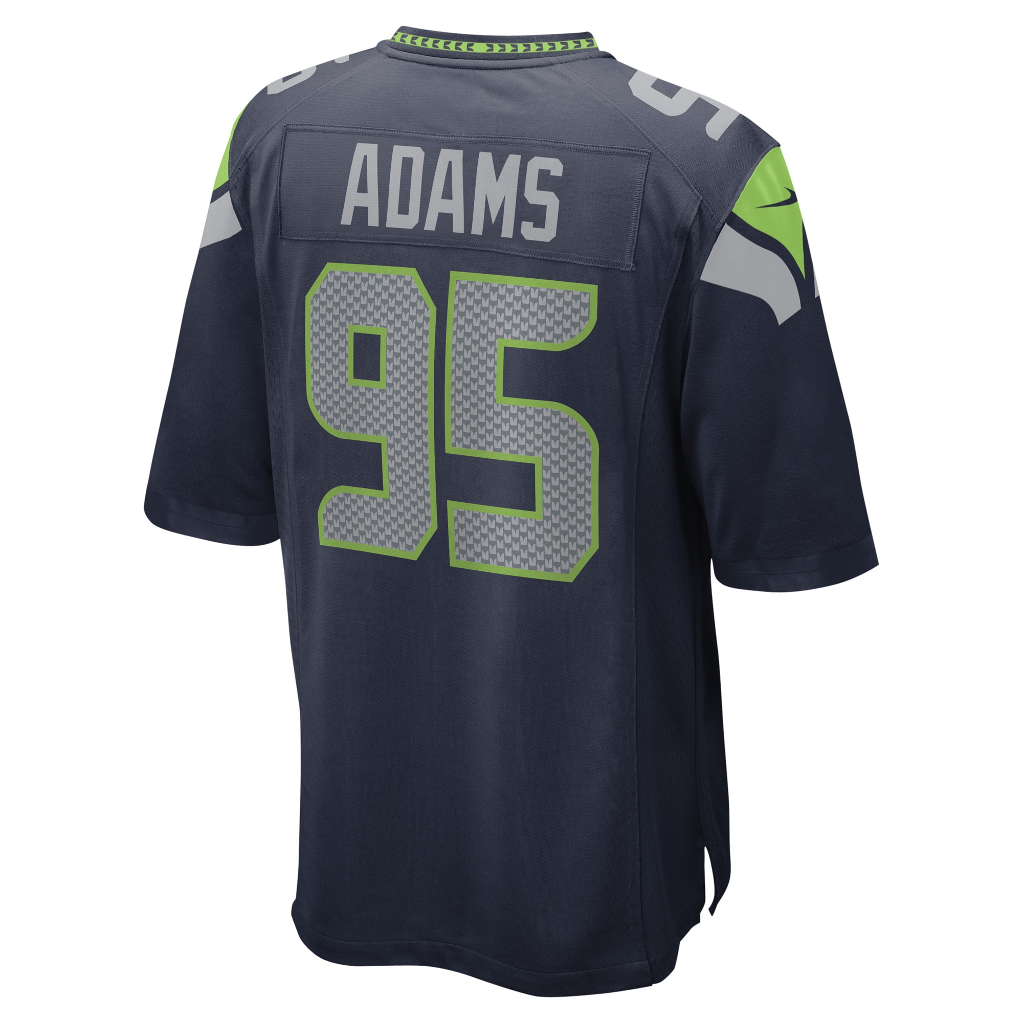 Men's Seattle Seahawks Myles Adams College Navy Game Player Jersey