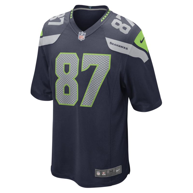 Men's Seattle Seahawks Noah Fant College Navy Game Player Jersey