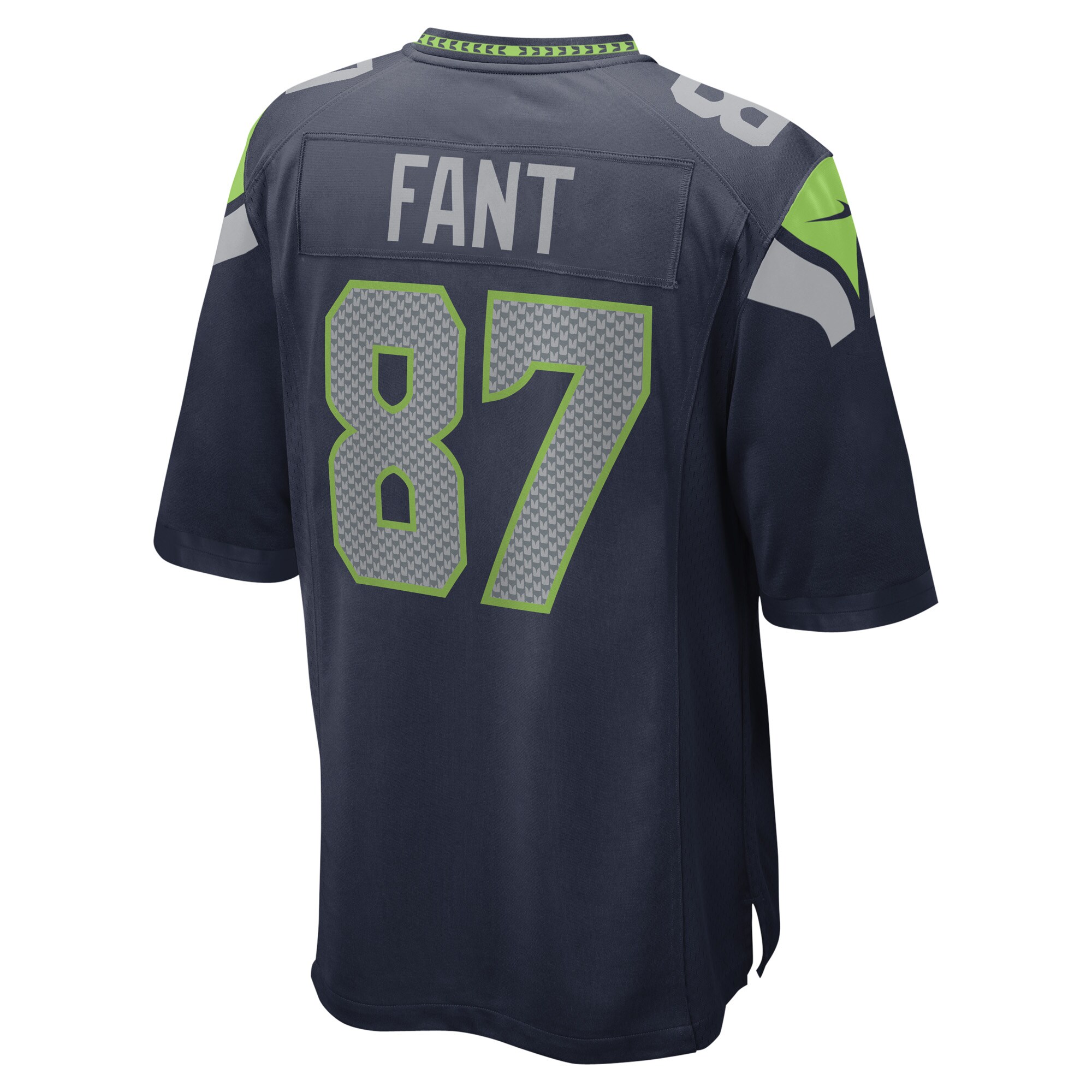 Men's Seattle Seahawks Noah Fant College Navy Game Player Jersey