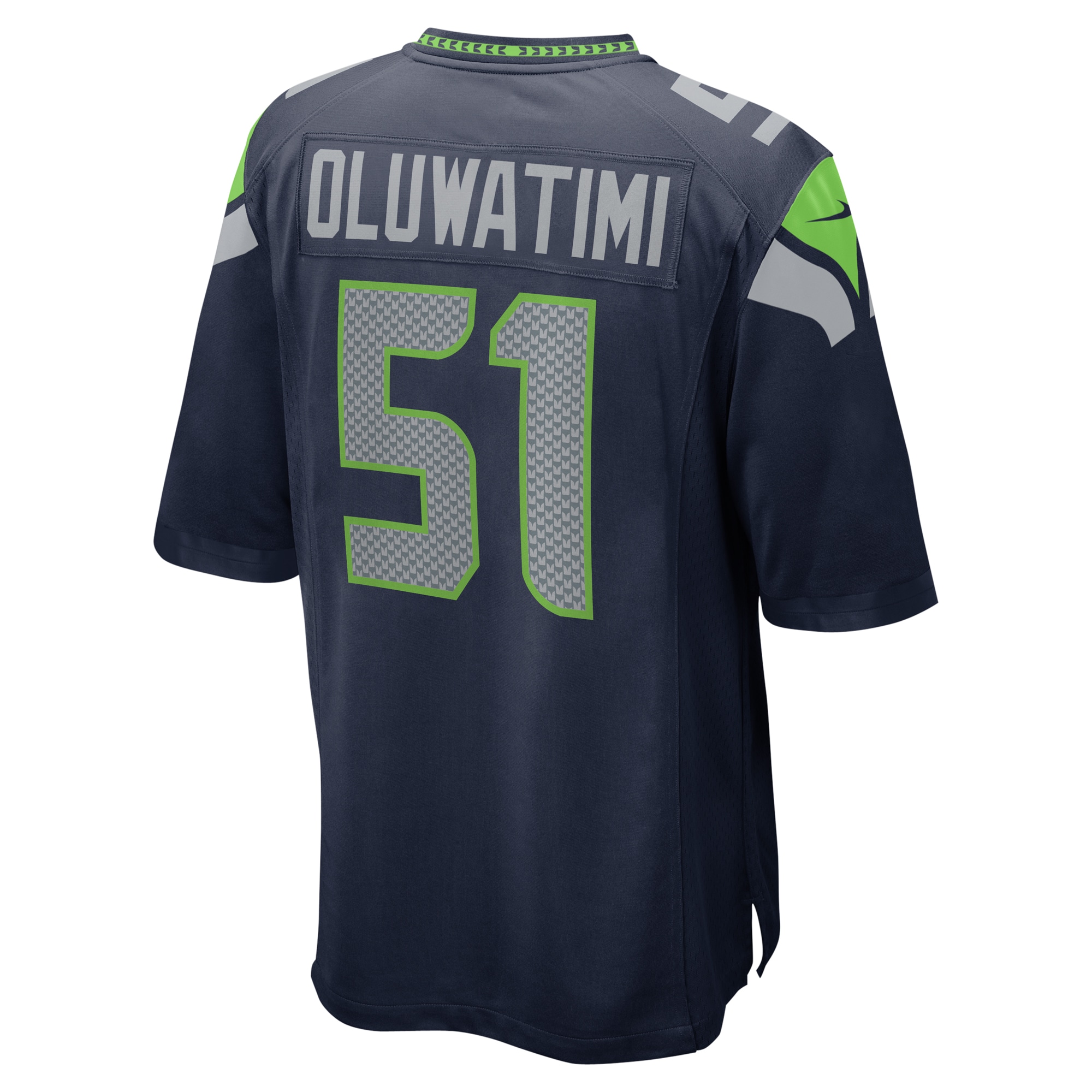 Men's Seattle Seahawks Olusegun Oluwatimi College Navy Game Jersey