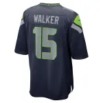 Men's Seattle Seahawks P.J. Walker  College Navy Game Jersey