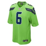 Men's Seattle Seahawks Quandre Diggs Neon Green Game Jersey