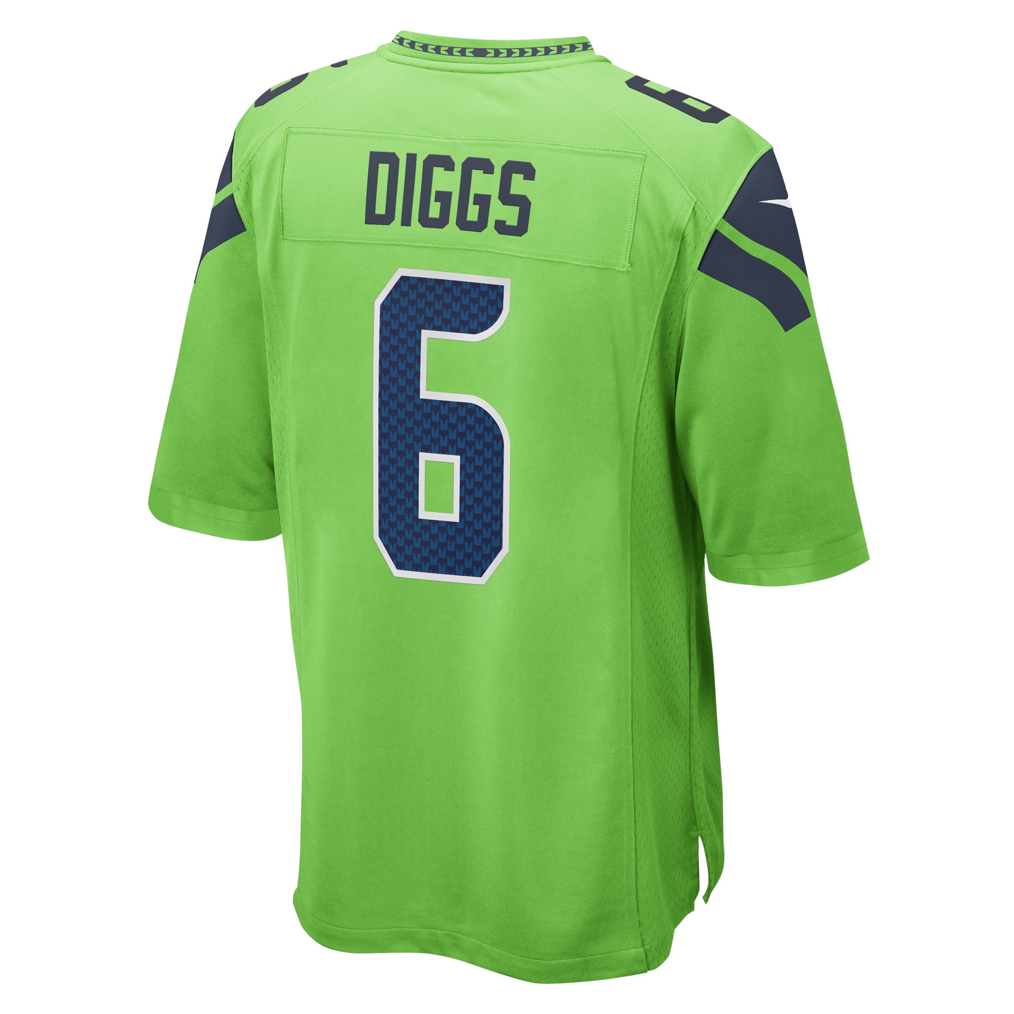 Men's Seattle Seahawks Quandre Diggs Neon Green Game Jersey