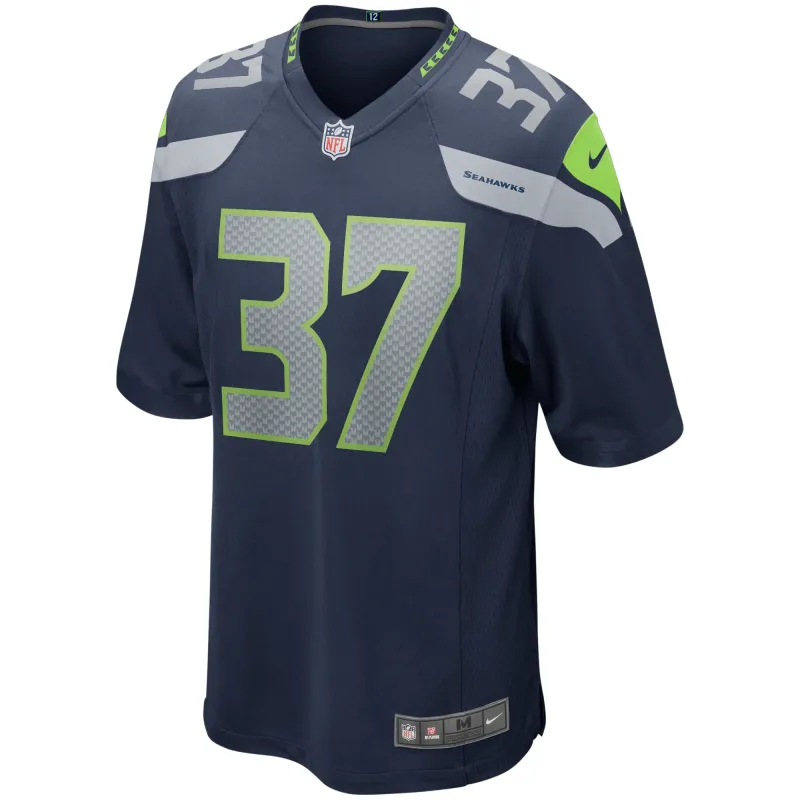 Men's Seattle Seahawks Shaun Alexander College Navy Game Retired Player Jersey