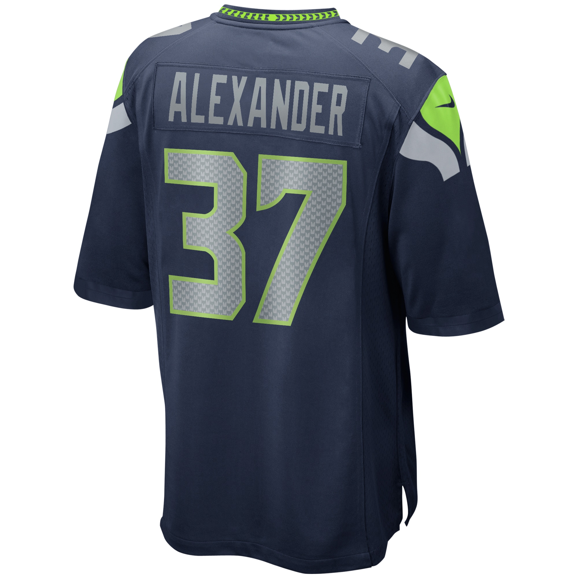 Men's Seattle Seahawks Shaun Alexander College Navy Game Retired Player Jersey