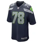 Men's Seattle Seahawks Stone Forsythe College Navy Game Jersey