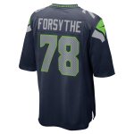 Men's Seattle Seahawks Stone Forsythe College Navy Game Jersey