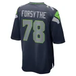Men's Seattle Seahawks Stone Forsythe College Navy Game Jersey