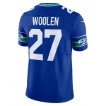 Men's Seattle Seahawks Tariq Woolen Royal Alternate Vapor F.U.S.E. Limited Jersey