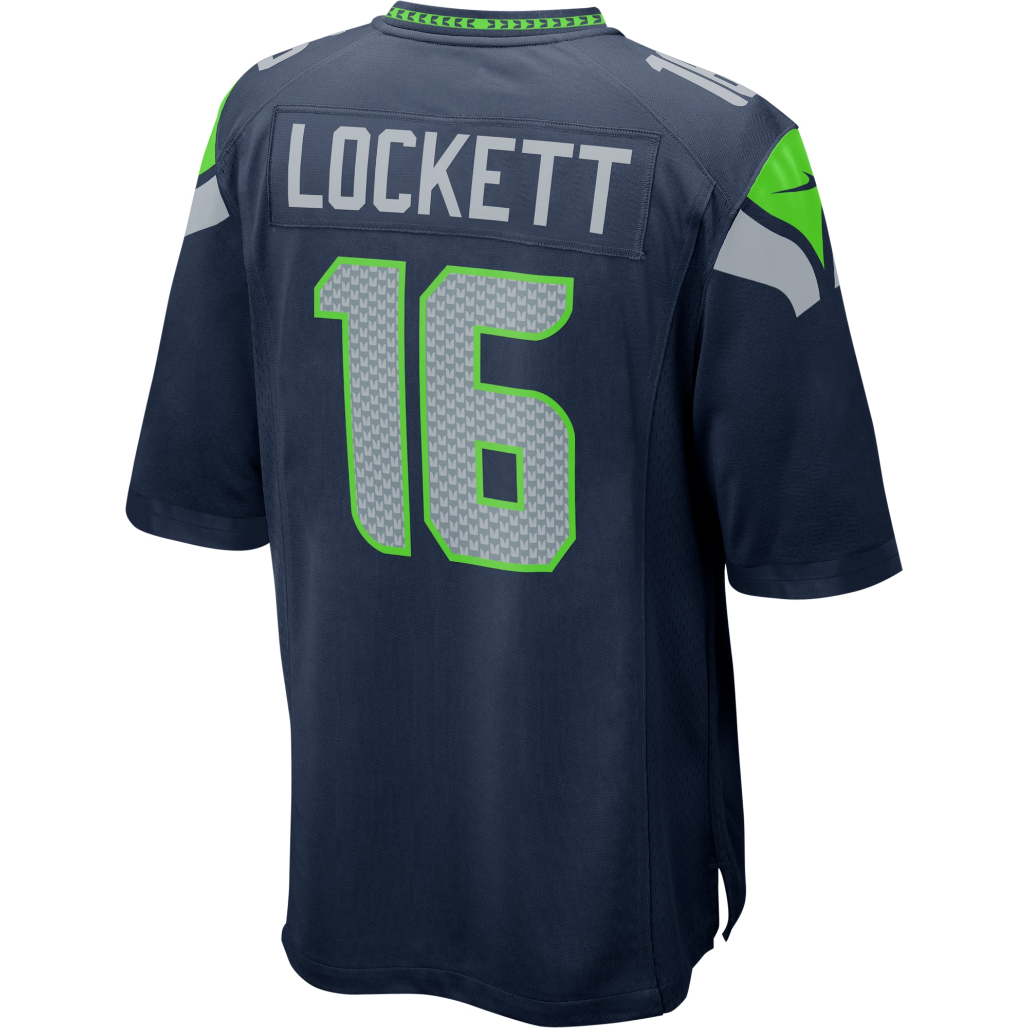 Men's Seattle Seahawks Tyler Lockett College Navy Game Jersey