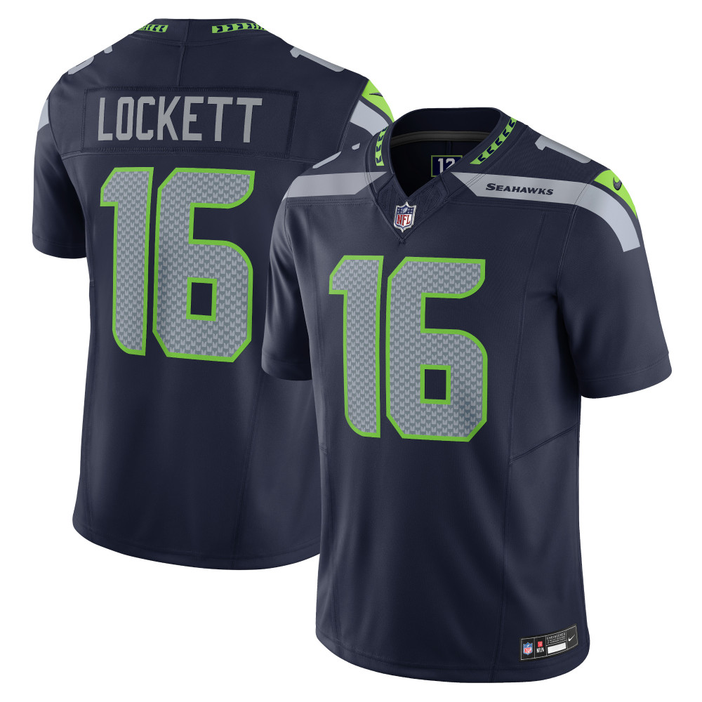 Men's Seattle Seahawks Tyler Lockett Navy Vapor F.U.S.E. Limited Jersey