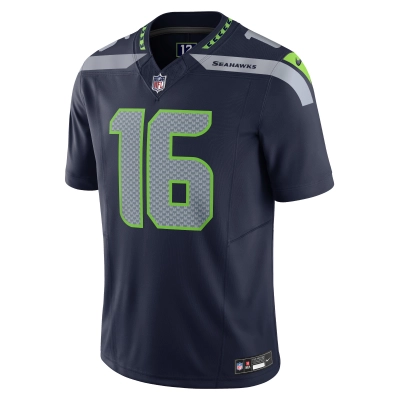 Men's Seattle Seahawks Tyler Lockett Navy Vapor F.U.S.E. Limited Jersey 02