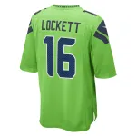 Men's Seattle Seahawks Tyler Lockett Neon Green Game Jersey