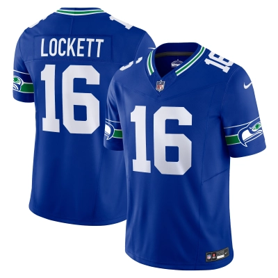 Men's Seattle Seahawks Tyler Lockett Royal Vapor F.U.S.E. Limited Jersey 01