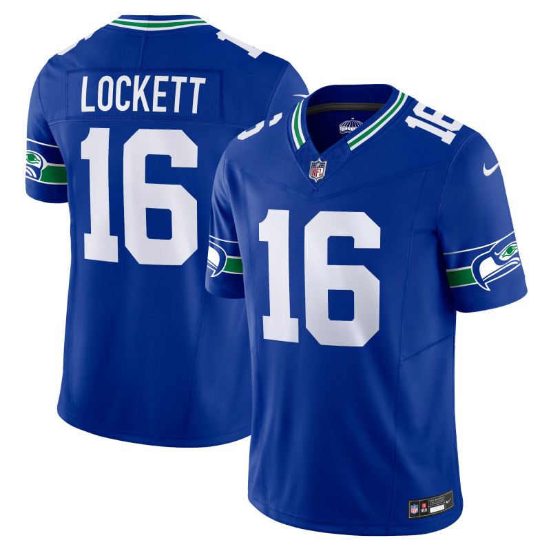 Men's Seattle Seahawks Tyler Lockett Royal Vapor F.U.S.E. Limited Jersey