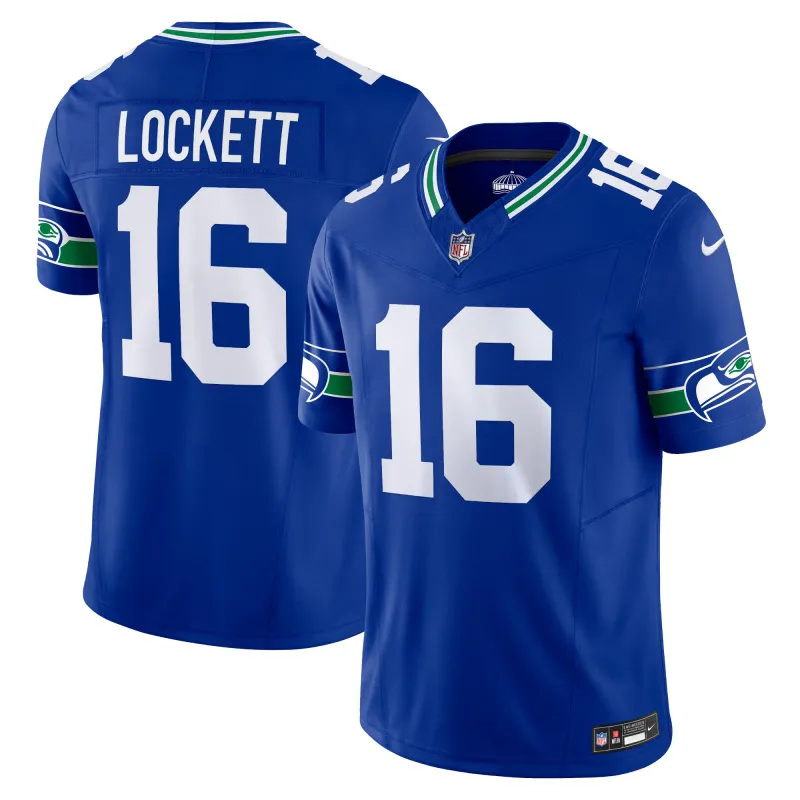 Men's Seattle Seahawks Tyler Lockett Royal Vapor F.U.S.E. Limited Jersey